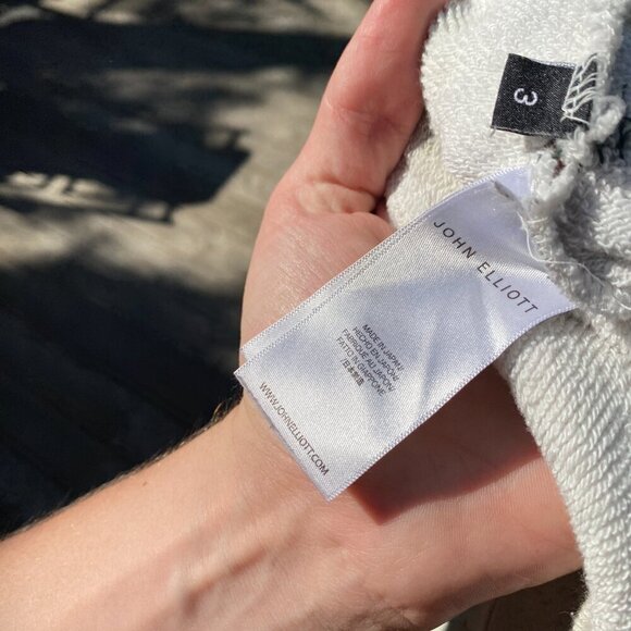 John Elliot Tie Dye Knit Crewneck Sweater Hoodie - Size 3 Blue - Picture 2 of 5